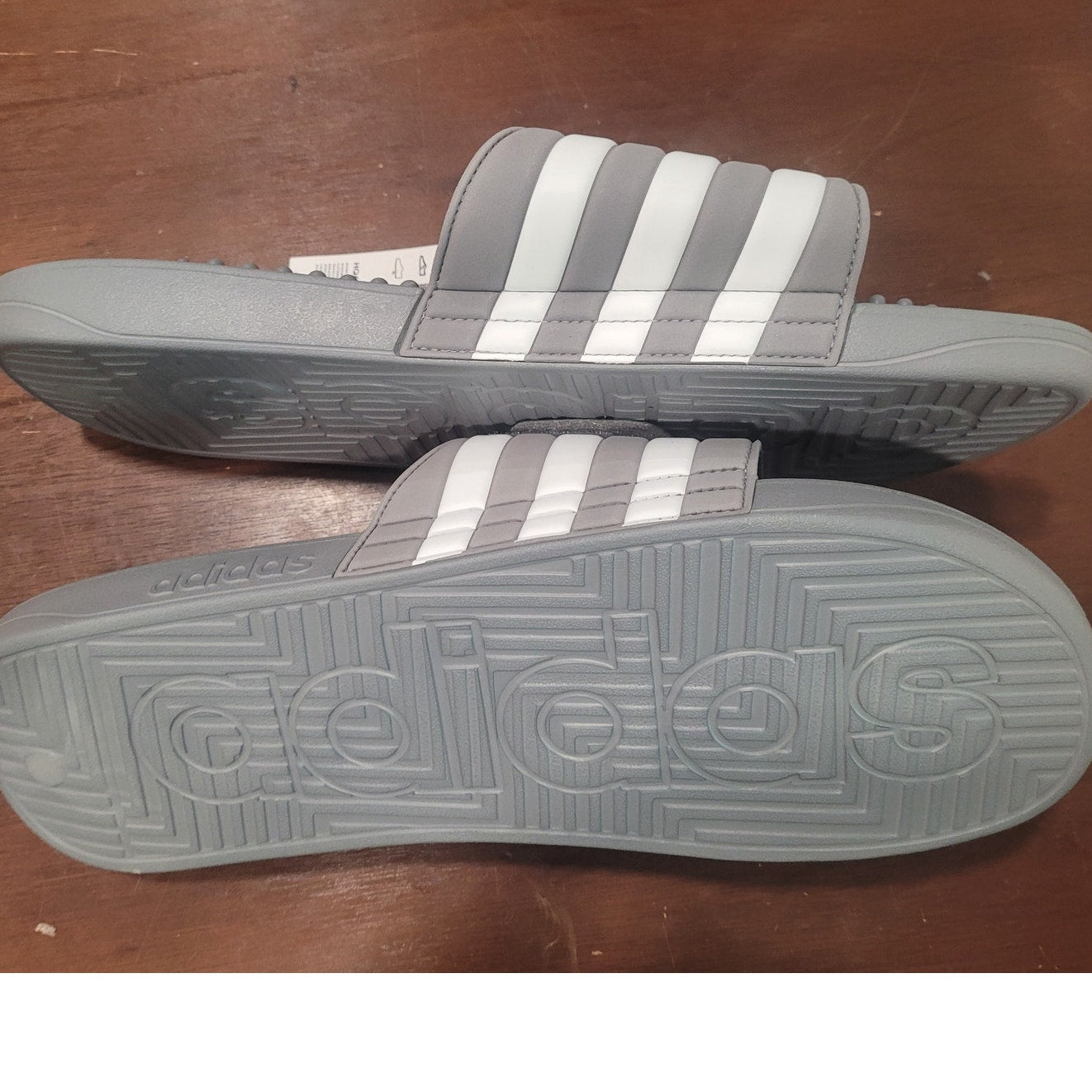 Adidas Adissage Slide Sandal, Unisex Adult Size 17, Comfort Massage Footbed