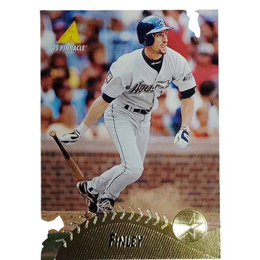 1995 Pinnacle Steve Finley Card #114 Houston Astros CF VG/EX