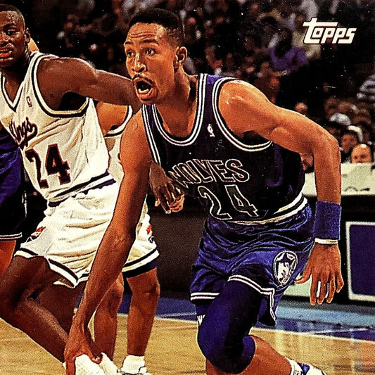 Michael Williams, Minnesota Timberwolves, 1993 Topps Collector's Card 39, EXC