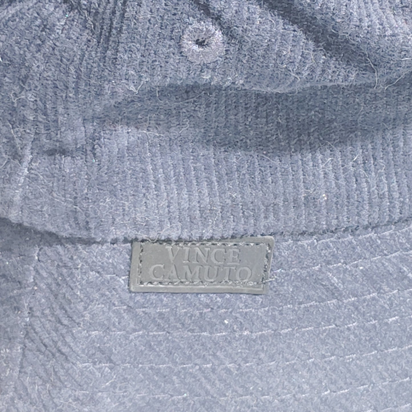 Vince Camuto Corduroy Bucket Hat, Navy Blue, OSFM, 100% Cotton