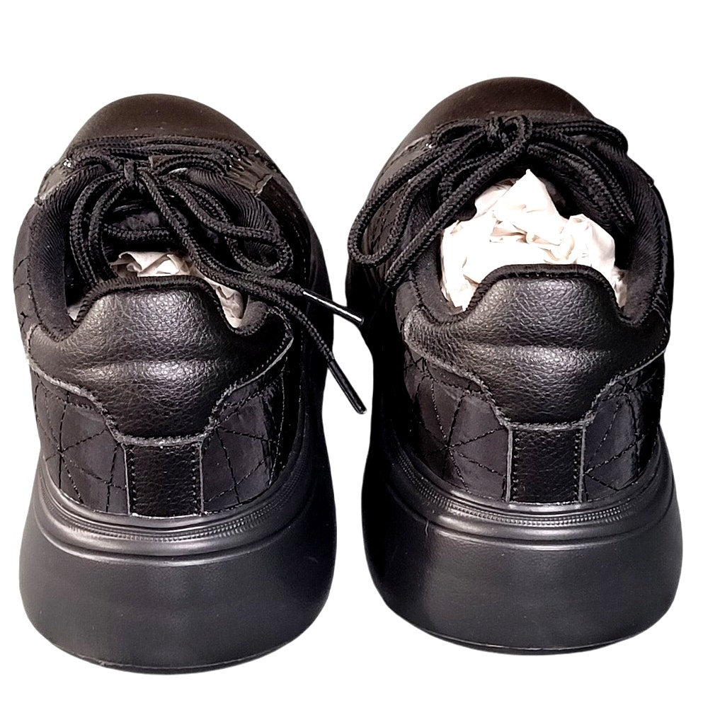 Comfort Orthopedic Sneakers, Ergonomic Walking Shoes, Ultra Breathable, Black, 7