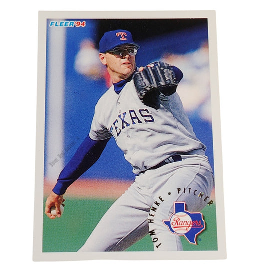 Tom Henke, Texas Rangers, #308, 1994 Fleer Baseball Collector's Card