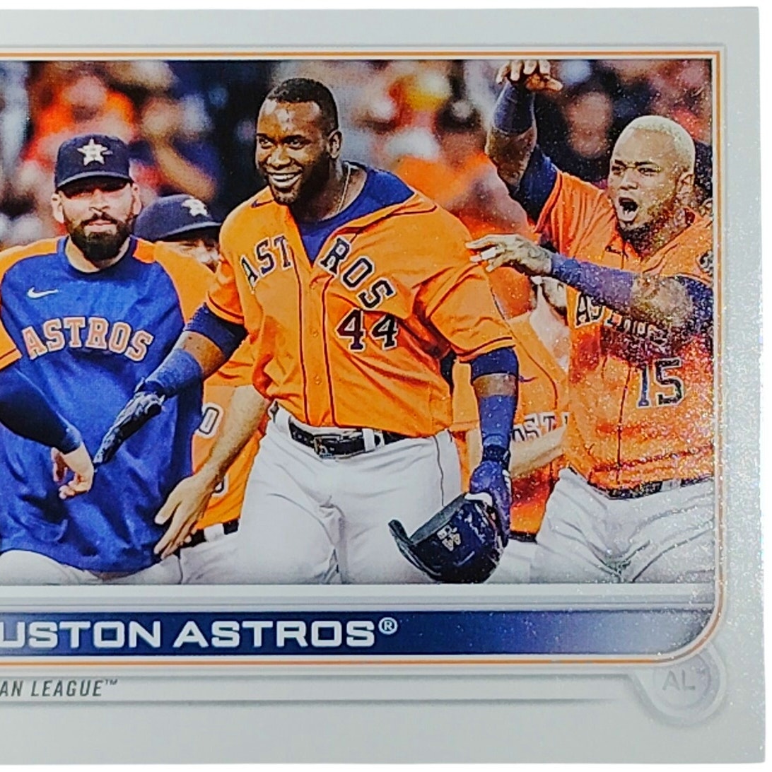 2022 Topps #136 Houston Astros American League Team Card - VG/EX