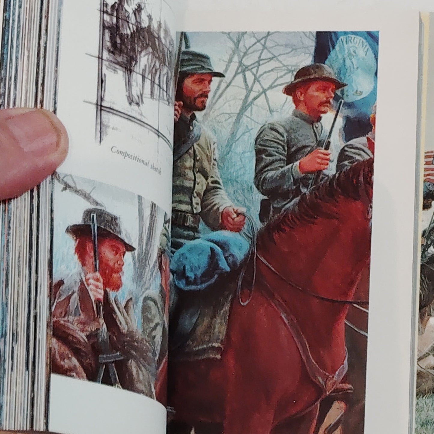 Mort Kunstler’s Civil War The South 1997 HC LN Art Illustrated Confederate Era