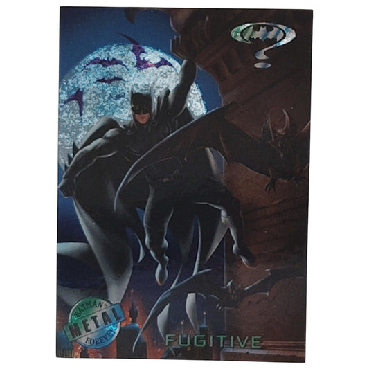 Sentinel 1995, Fugitive, Metallic Collector's Card #43 Batman Forever, DC Comics