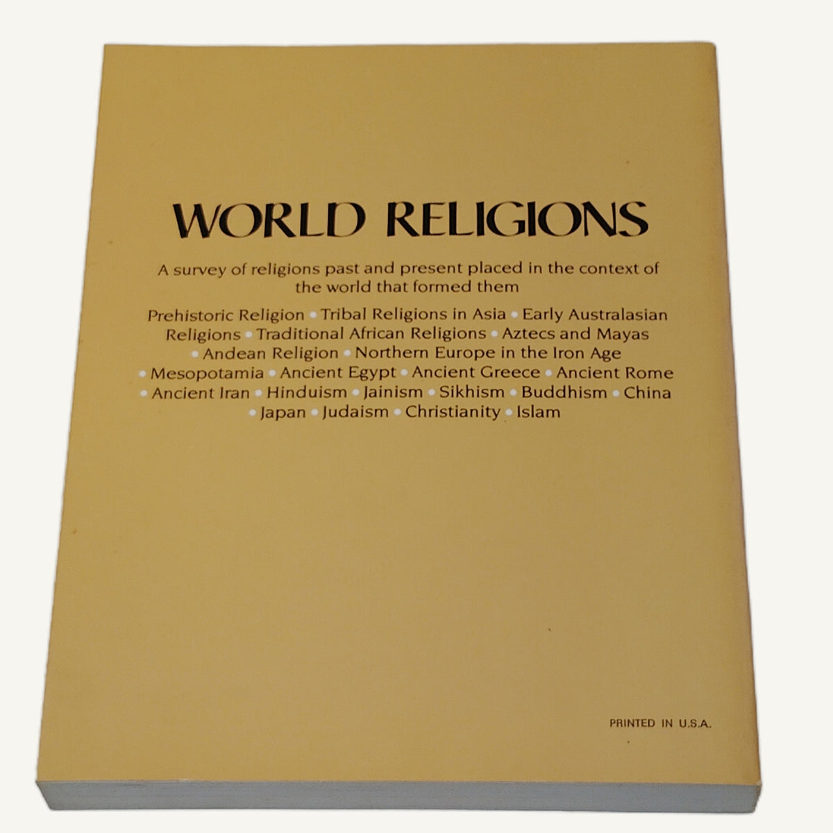 World Religions: Ancient History to Present - 1984 Paperback by Parrinder