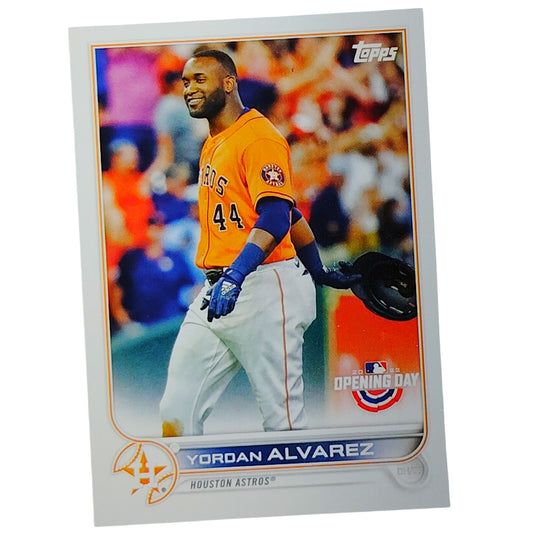 2022 Topps Opening Day #106 Yordan Alvarez Houston Astros DH/OF - VG/EX