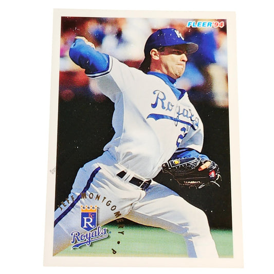 Jeff Montgomery, Kansas City Royals, #170,  1994 Fleer Baseball Collector's Card