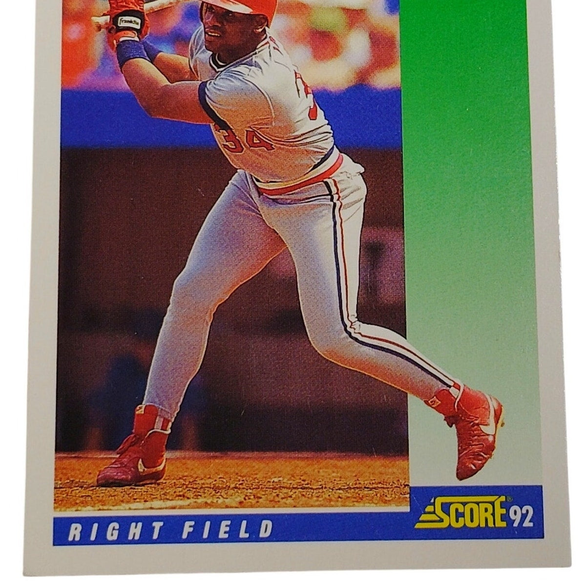 1992 Score Félix José #40 St. Louis Cardinals Outfielder MLB Baseball NM