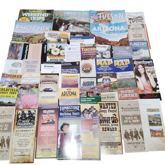 2015 Arizona Travel Ephemera Collection - Maps, Brochures & Souvenirs