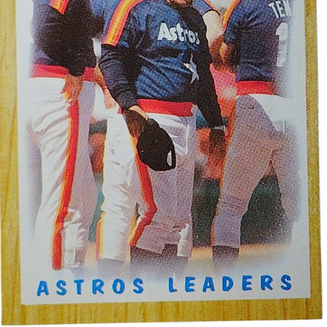 1987 Topps #531 Astros Leaders Houston Astros Team Leaders - VG/EX