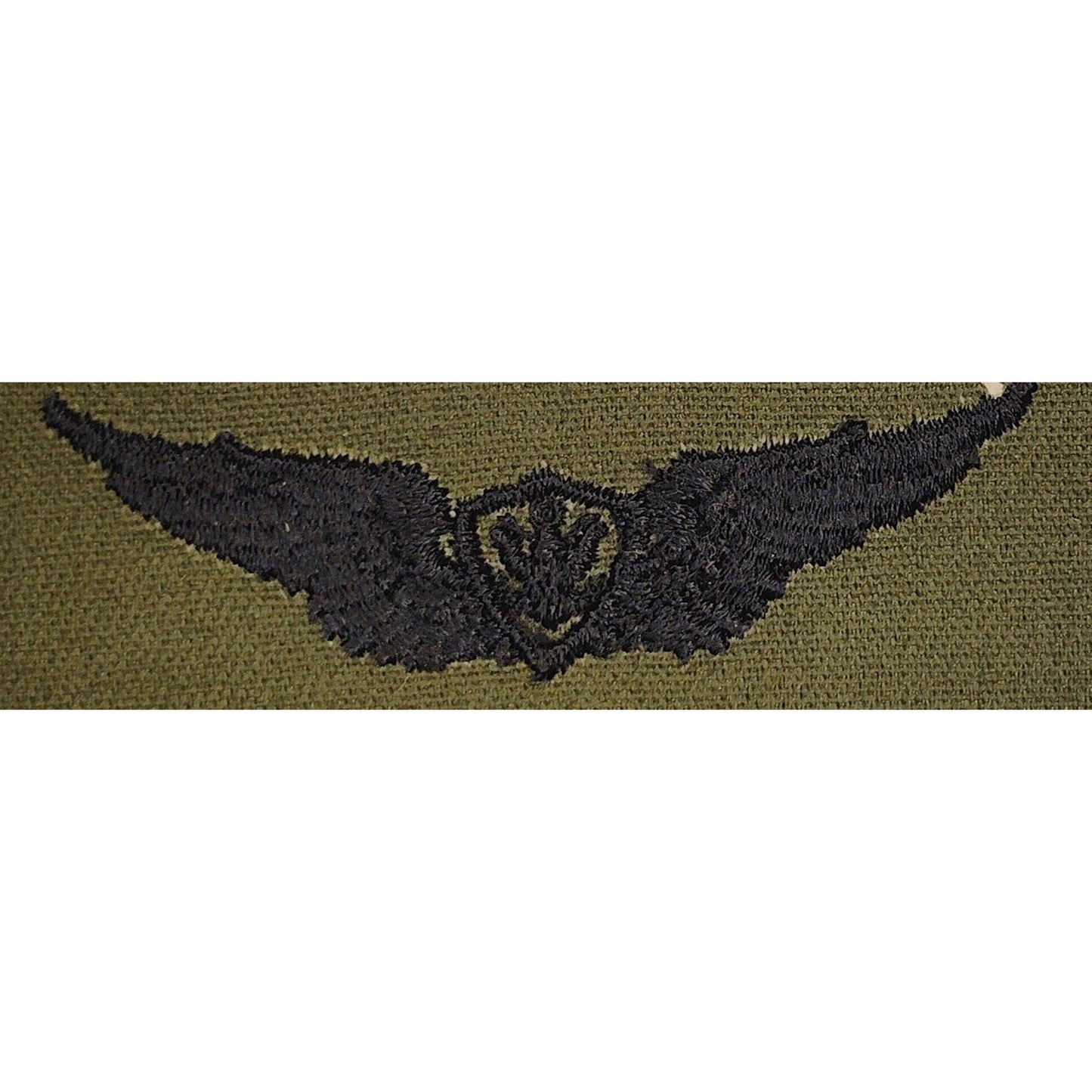 VTG US Army Aviator Pilot Subdued OD Green Flight Badge Patch 3.75" × 2" Sew‑On