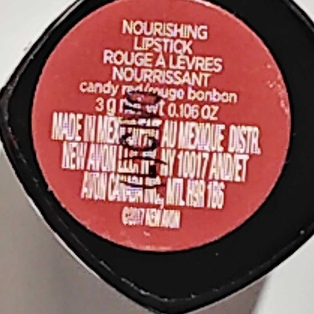 2‑PK Avon True Color Nourishing Lipstick – Candy Red Shade