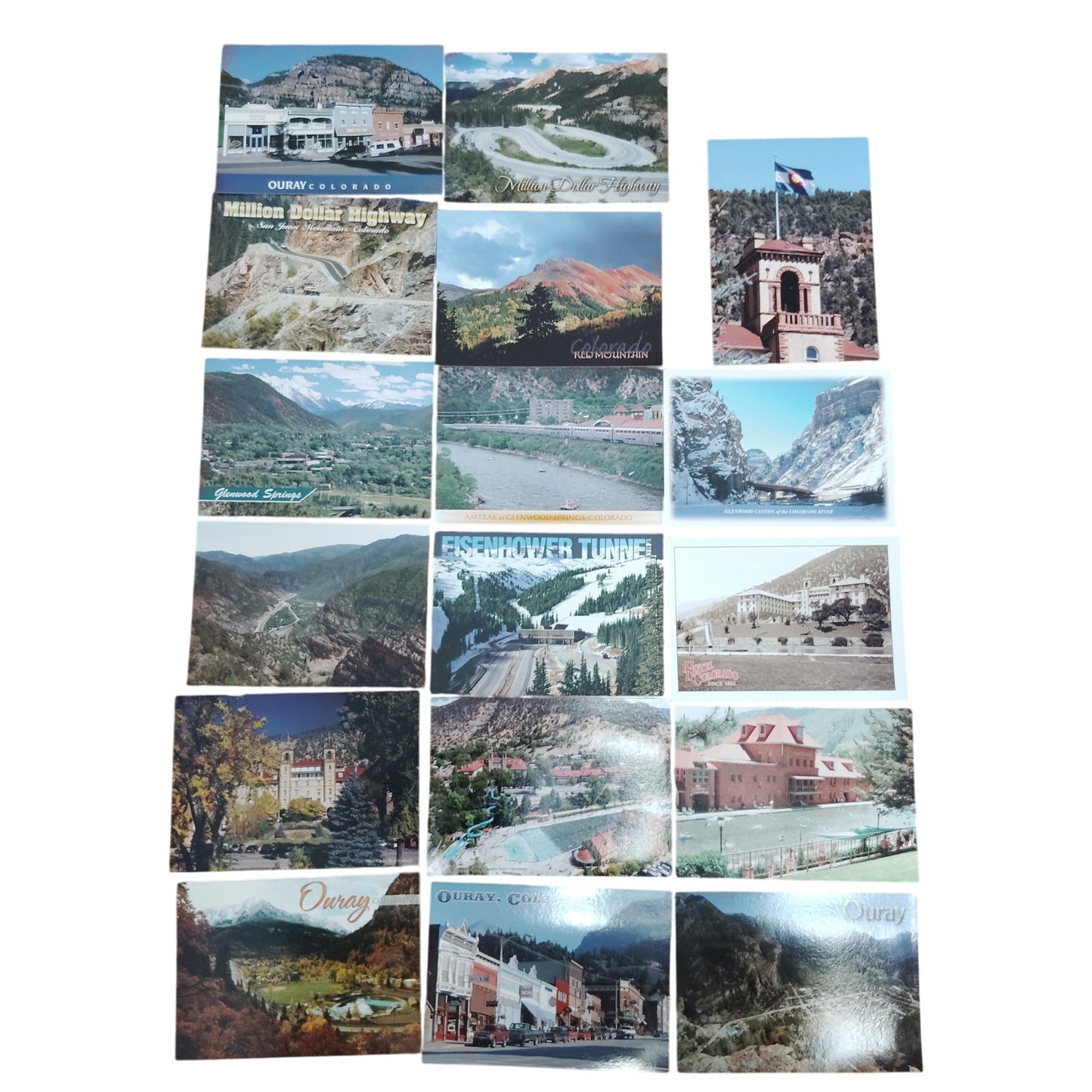17 Colorado Postcards: Scenic Landmarks & Towns Collection, Unused 2013 Ephemera