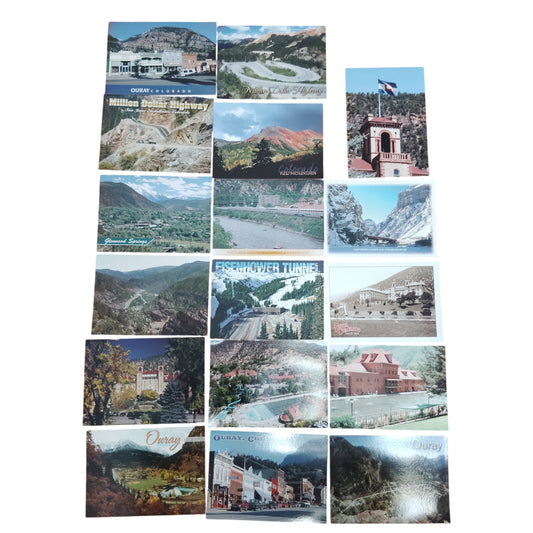 17 Colorado Postcards: Scenic Landmarks & Towns Collection, Unused 2013 Ephemera