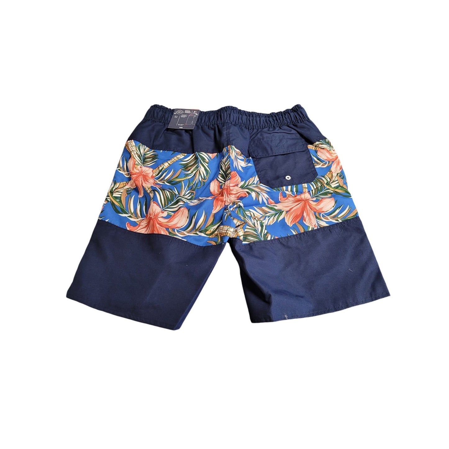 St. John's Bay Men's Swim Board Short With 9" Inseam, Signature Navy, Medium