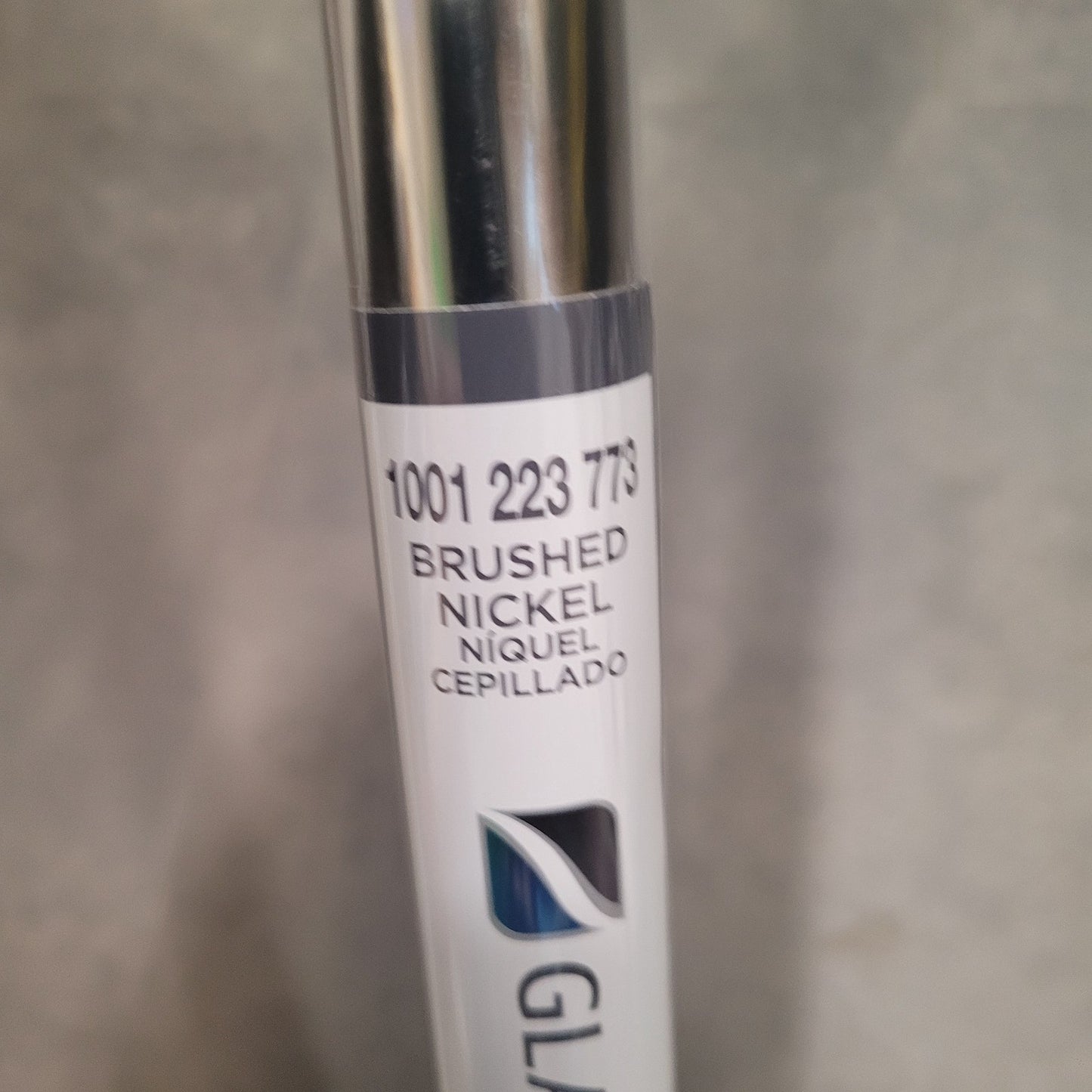 Minial 72 in. Carbon Steel Tension Shower Rod in Brushed Nickel