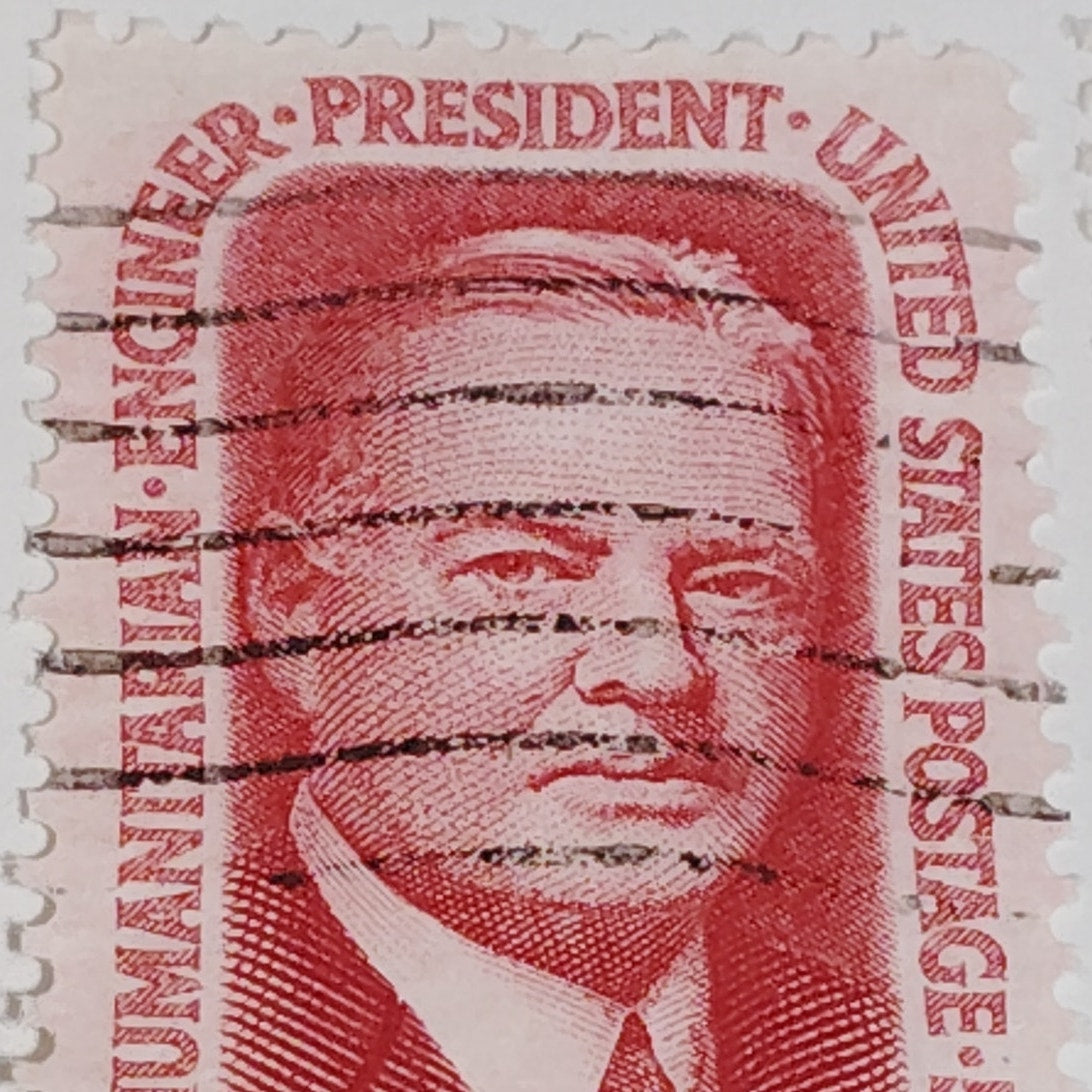 1965 Scott #1269 – 5¢ Herbert Hoover / Humanitarian, Engineer, President