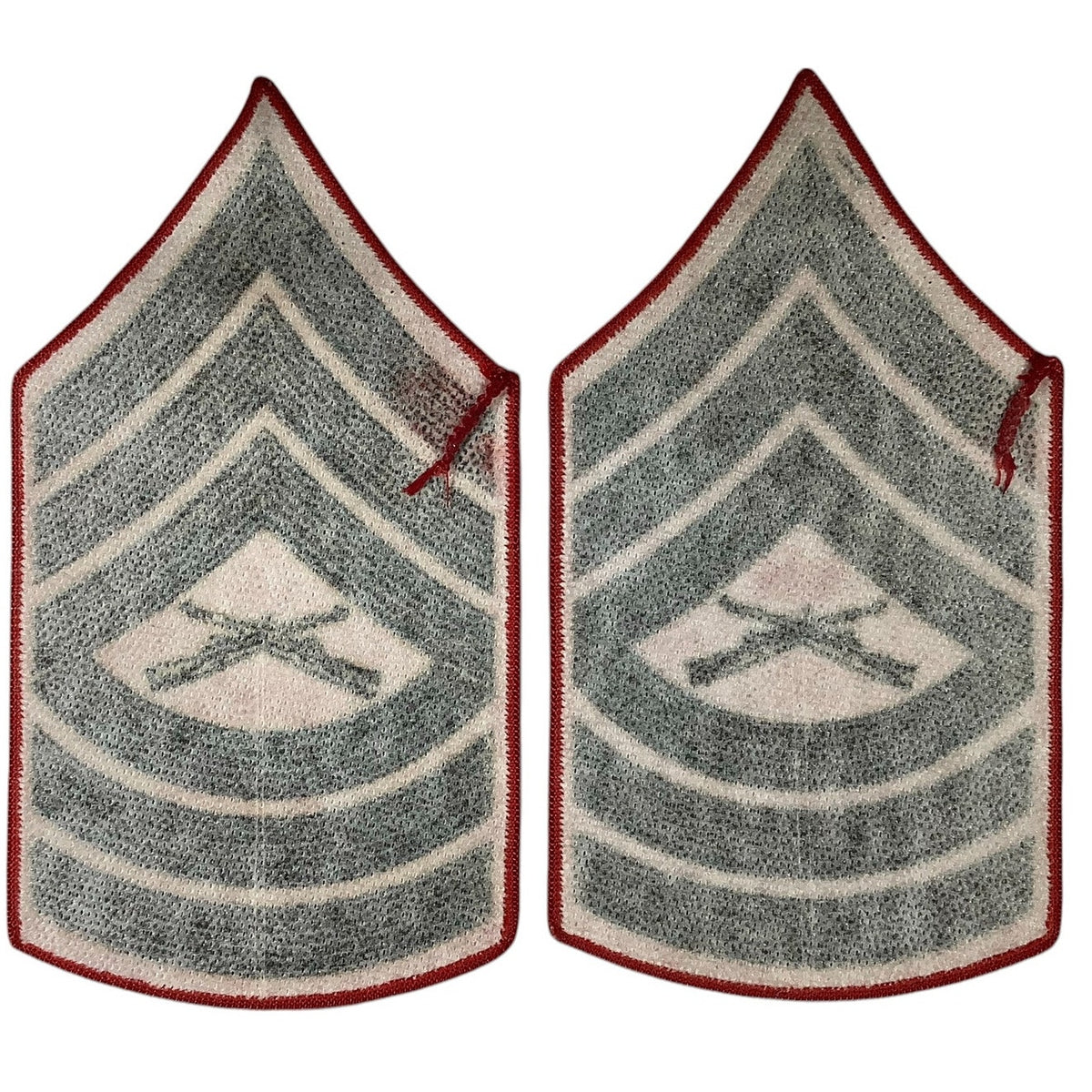 Sergeant Red 1 Set- US Marine Corps Master Sergeant, Green/Red, 6-5/8