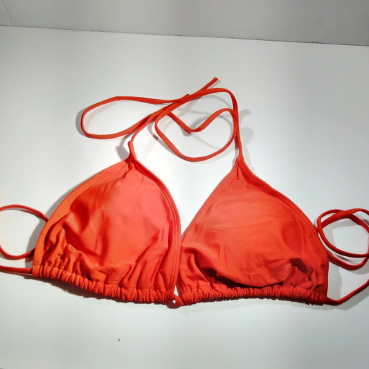 Women’s Triangle Bikini Top – Red – XXL (38-40" Bust) – 82/18 Polyester/Spandex