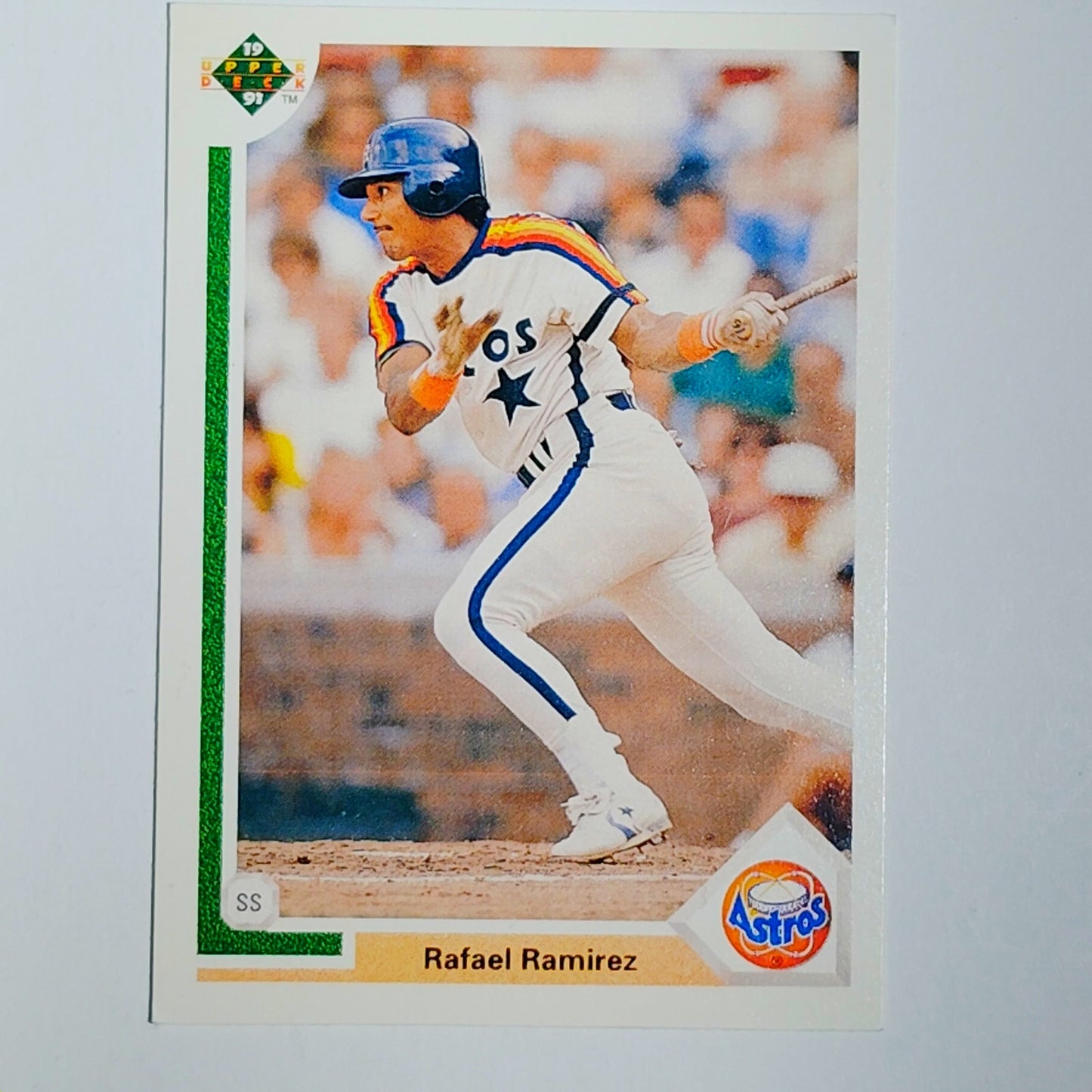 1991 Upper Deck Rafael Ramirez #210 Houston Astros Shortstop - VG/EX