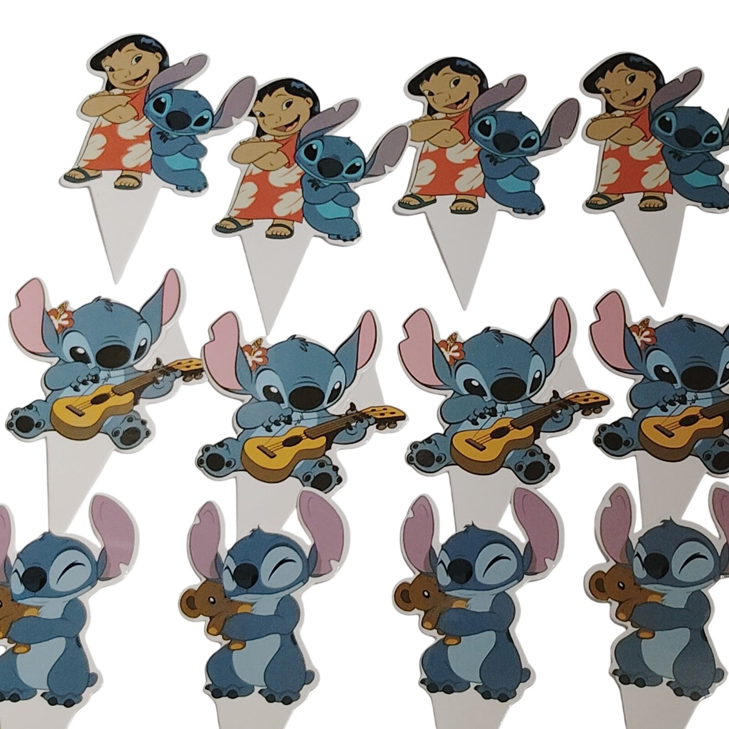 24 Ct Lilo & Stitch Cupcake Toppers Party Decorations