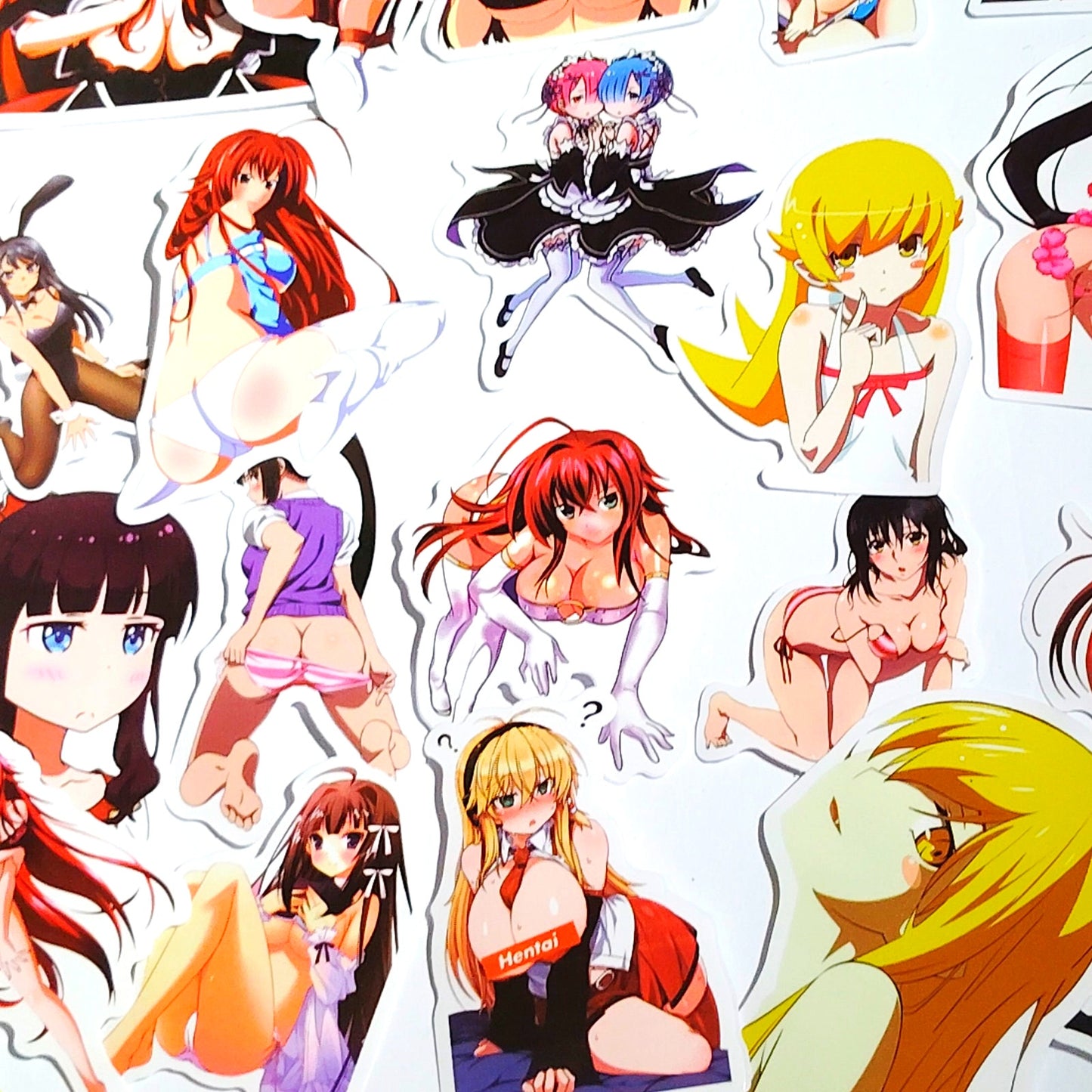 69‑Pc Sexy Hentai Anime Vinyl Sticker Pack Waterproof Decals