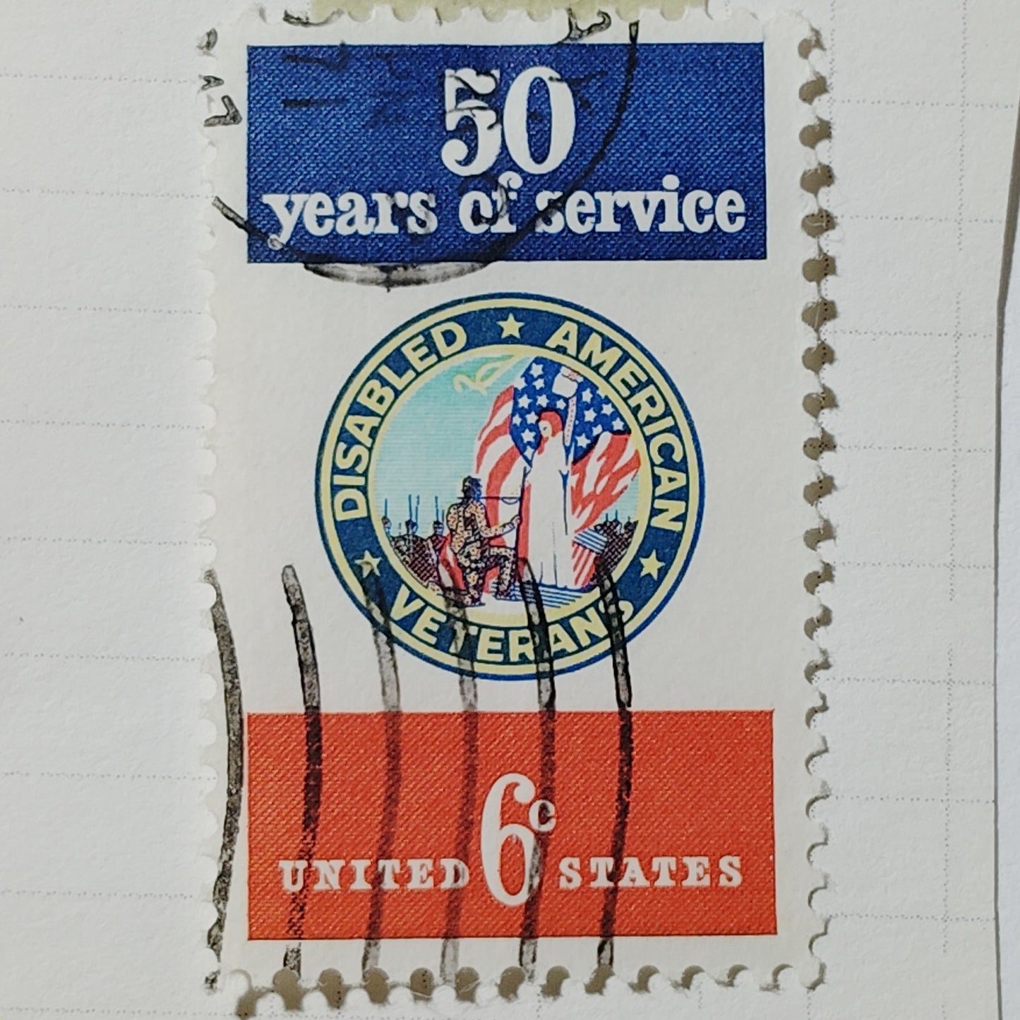 1970 US 6c Disabled American Veterans 50th Anniversary #1421 Used Cancelled