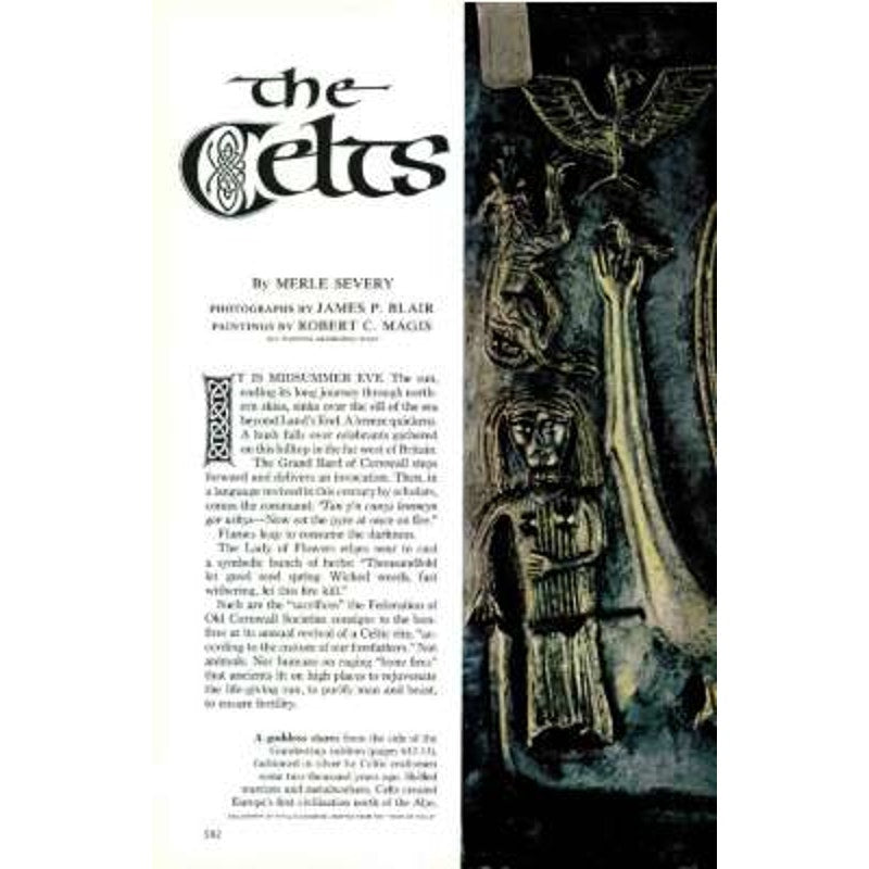 National Geographic May 1977 -The Celts, Malaysia, Florida Mangroves, Vestmannaeyjar Rises from the Ashes, New York's Dreamers and Doers...