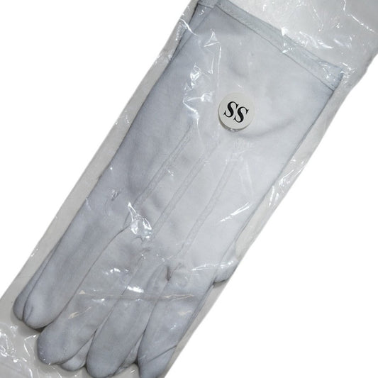 StylePlus White Cotton Gloves – Snap-Wrist, Size SS (Super Small)