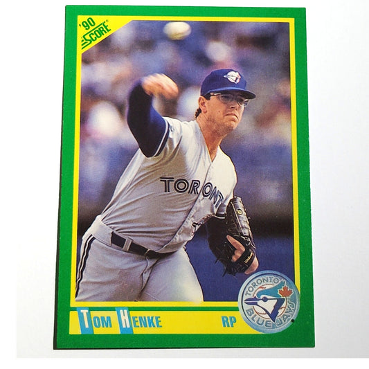 1990 Score Tom Henke #157 Toronto Blue Jays Pitcher All Star MLB EX