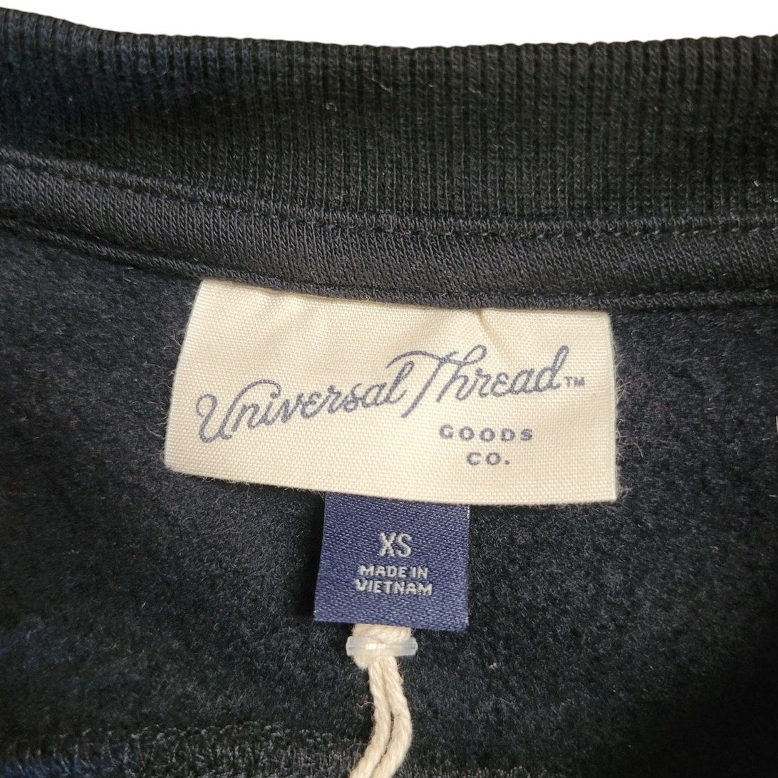 Women's Pullover Sweatshirt - Universal Thread, Black, XS (0-2)