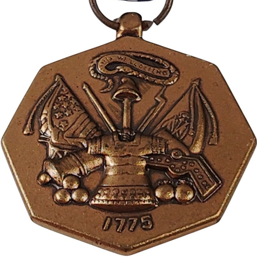 U.S. Army Achievement Medal Pinback, 1-3/8"W x 1-1/2"H, 3-1/4"H Overall