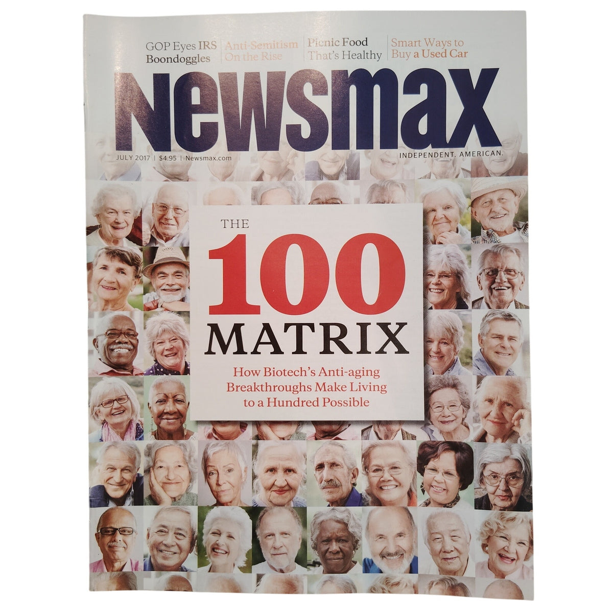 Newsmax Magazine July 2017 - The 100 Matrix Biotech Anti-Aging Longevity