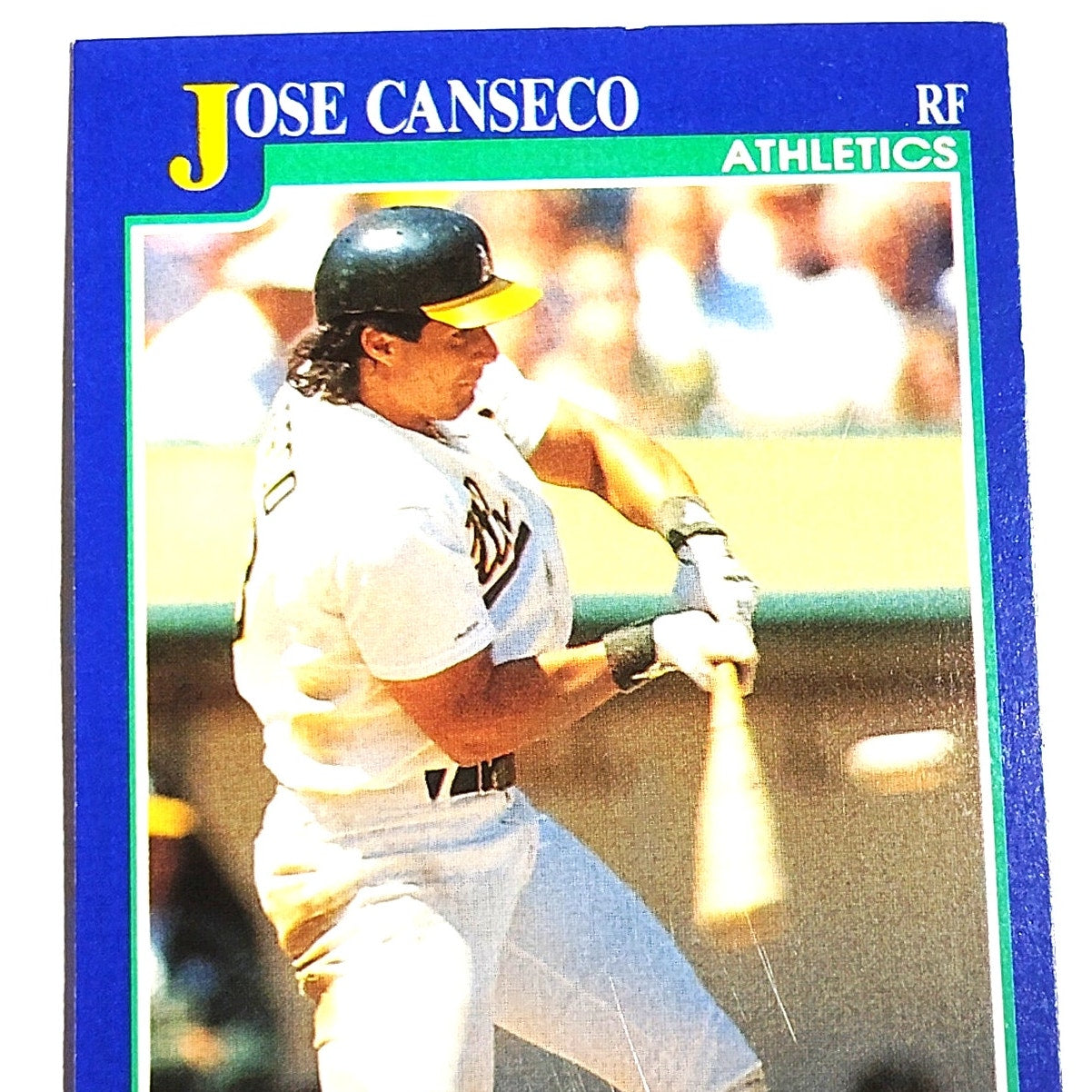 1991 Score Jose Canseco #1 Oakland Athletics Outfielder MLB Baseball Card NM