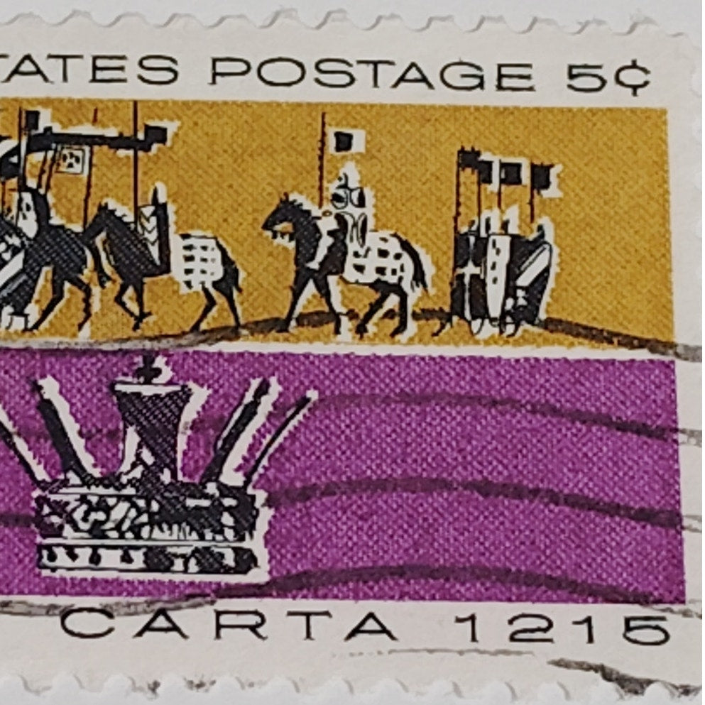 1965 Scott #1265 – 5¢ Magna Carta / 750th Anniversary – Canceled