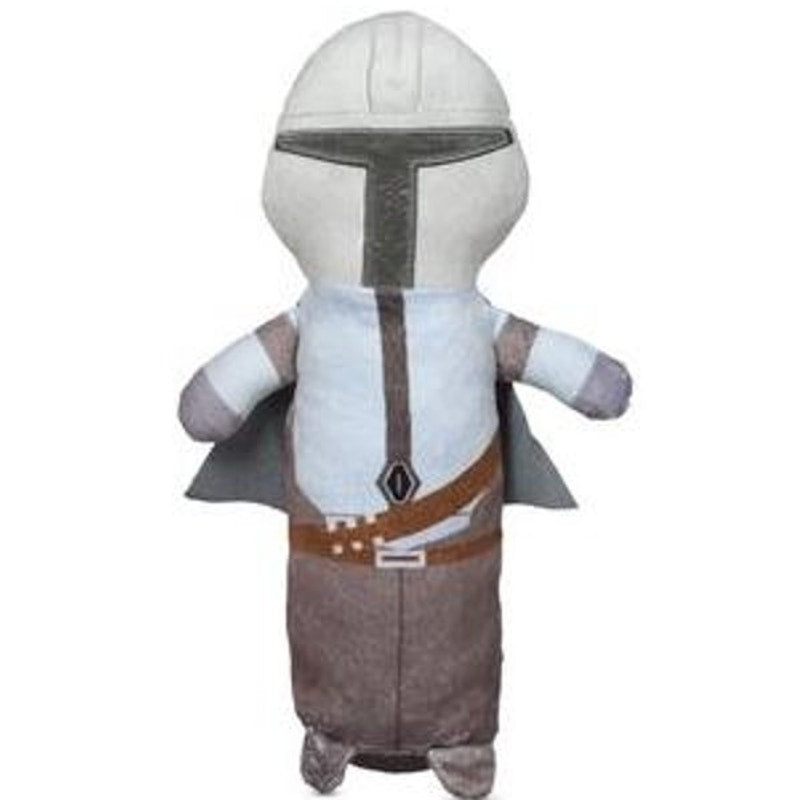 Fetch For Pets Star Wars Mandalorian Mando Bobo Plush Squeaky Dog Toy Large 12"