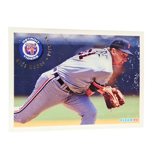 Mike Moore, Detroit Tigers, #141, 1994 Fleer Baseball Collector's Card
