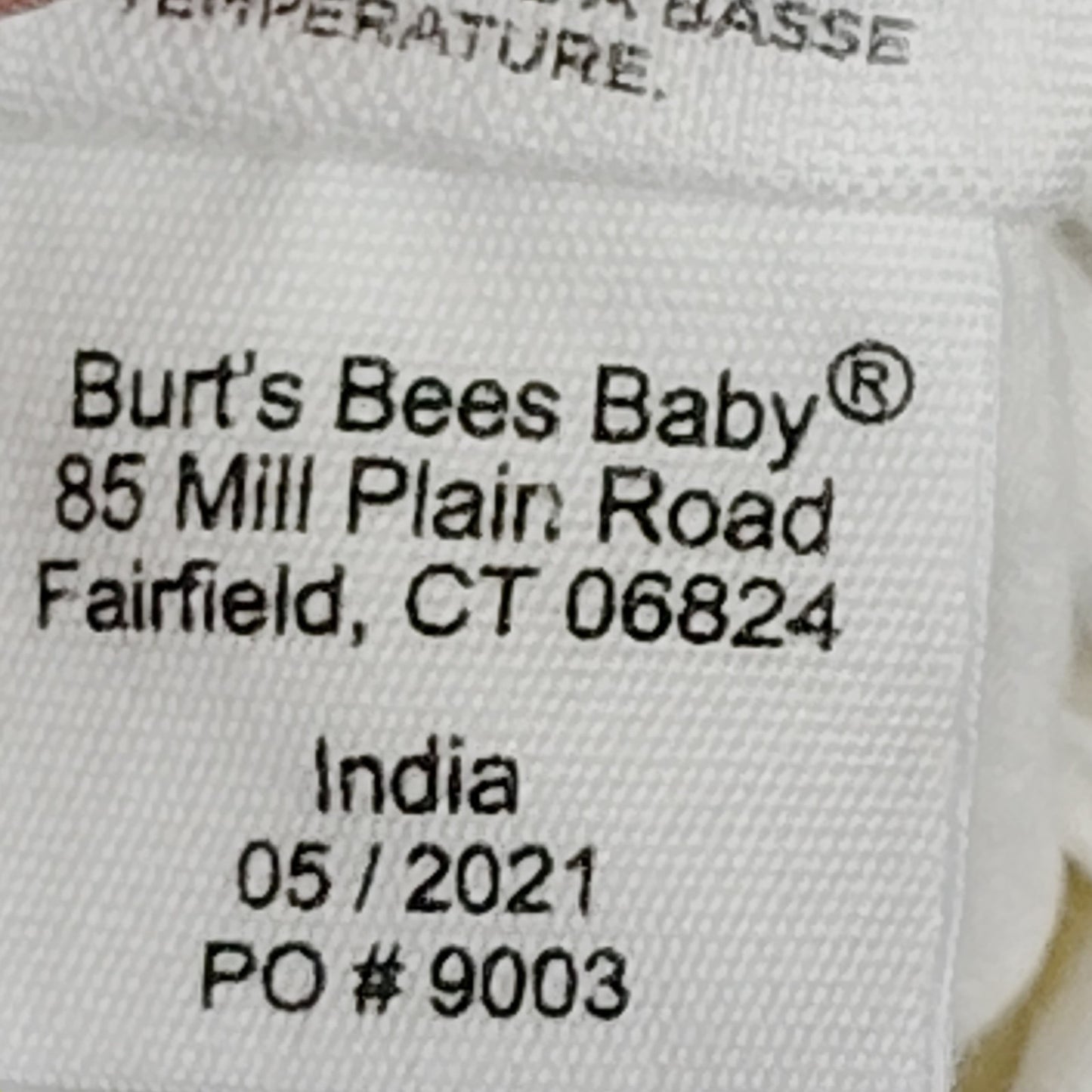 Burt’s Bees Baby Bottoms – 0-3 Months – 21.5 to 24 in – Cream/Silver