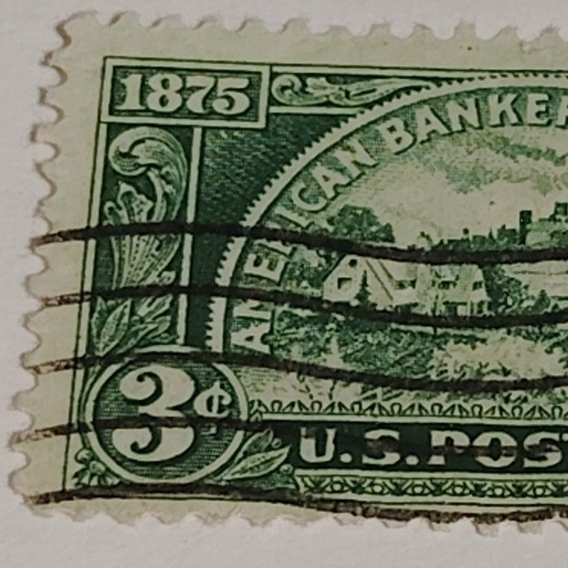 1950 3¢ American Bankers Association Stamp – Scott 987 – 75th Anniversary