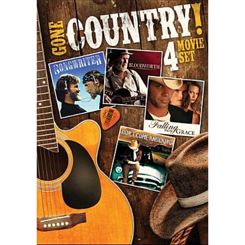 4 Movie DVD Set – Songwriter, Bloodworth, Falling Grace, Don’t Come Knocking