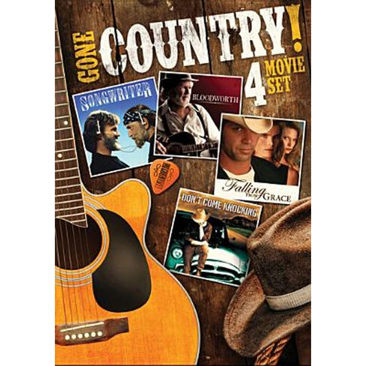 4 Movie DVD Set – Songwriter, Bloodworth, Falling Grace, Don’t Come Knocking