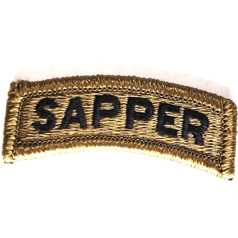 US Army Sniper Tab OCP Subdued 2‑3/8" × 7/8" Hook‑Back