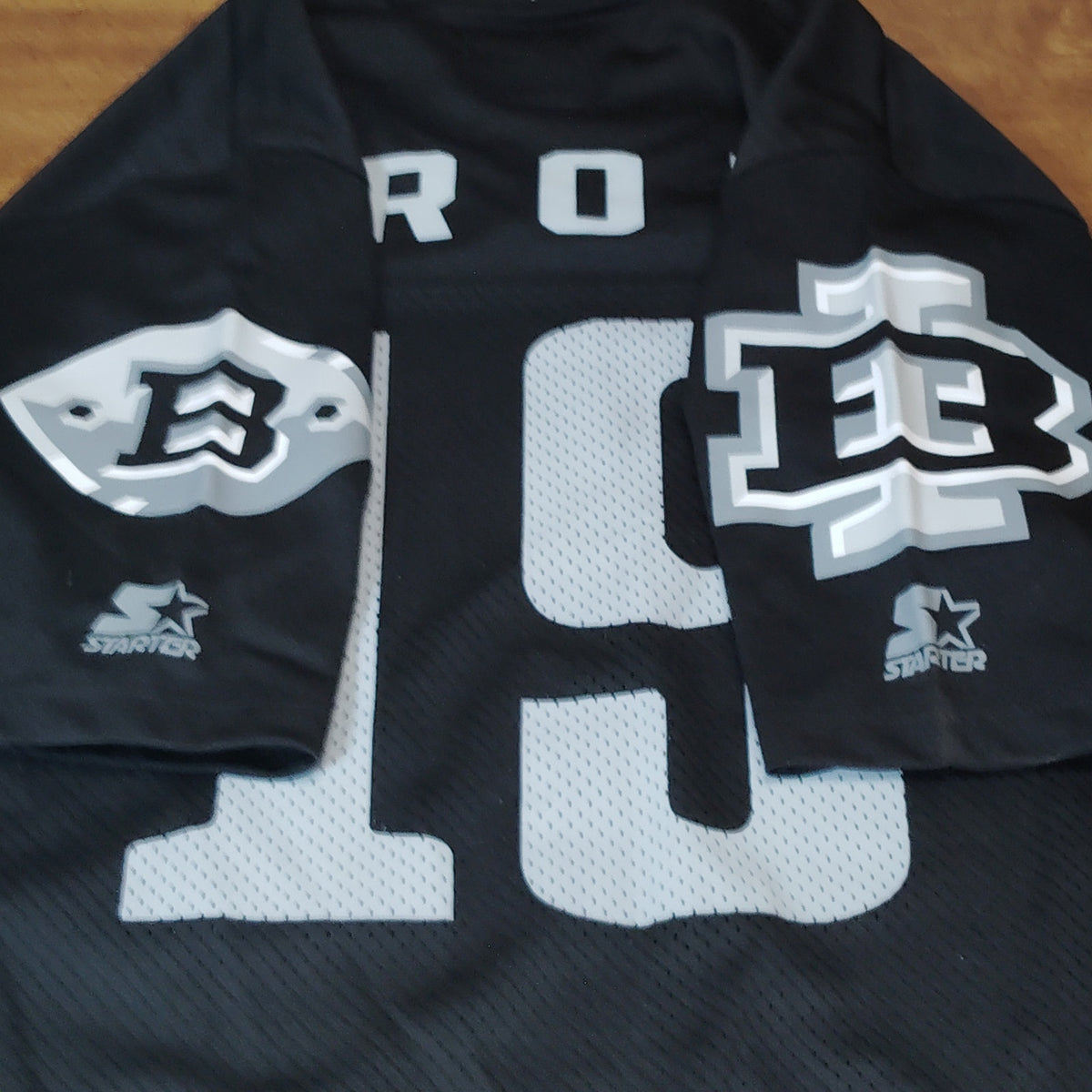 2019 Birmingham Iron AAF Starter Replica Jersey Size Small Slate Grey Black NWT