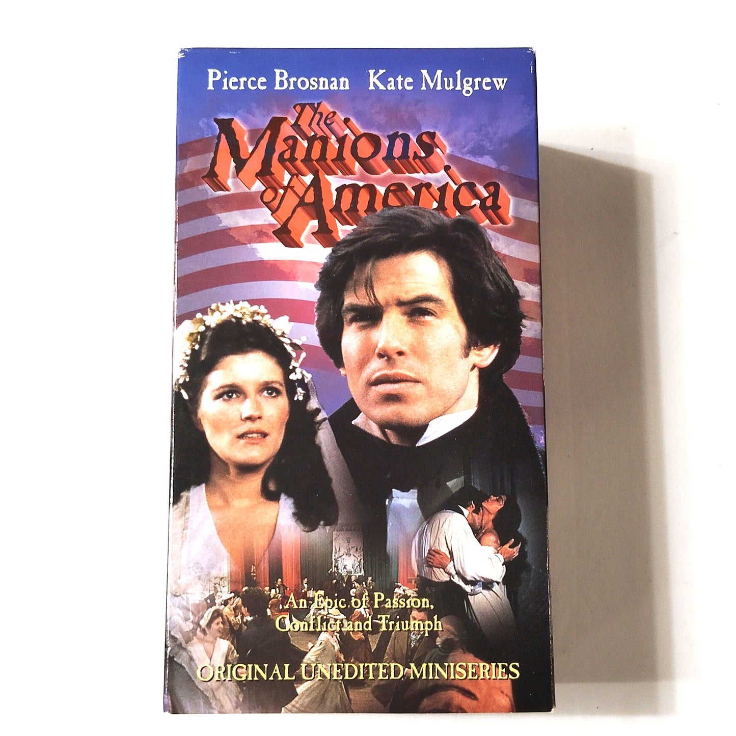 The Manions of America VHS 3‑Tape Set 1981 Pierce Brosnan Drama Miniseries