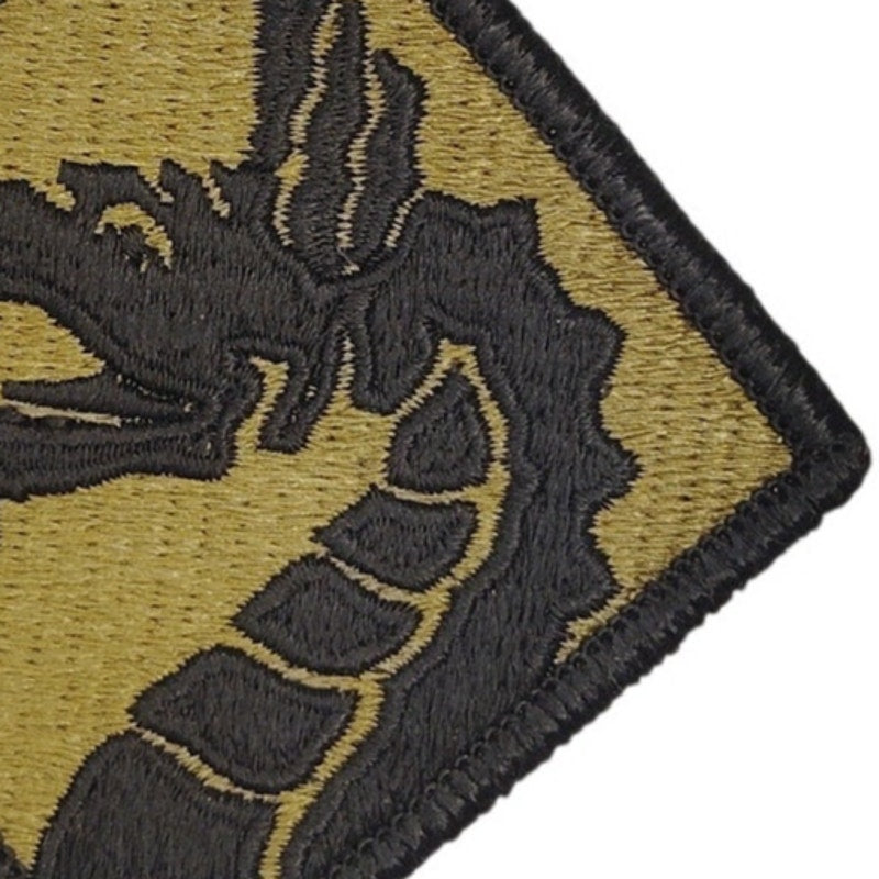 US Army 18th Airborne Corps Subdued Sky Dragon Patch OCP Hook Back 3‑1/4"
