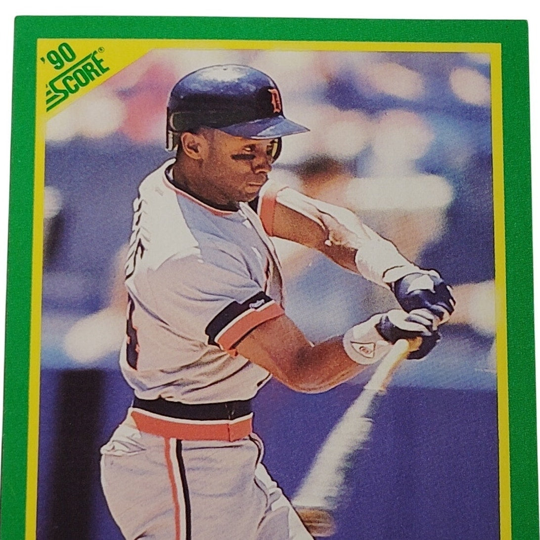 1990 Score Gary Pettis Card No. 136 Detroit Tigers CF VG/EX