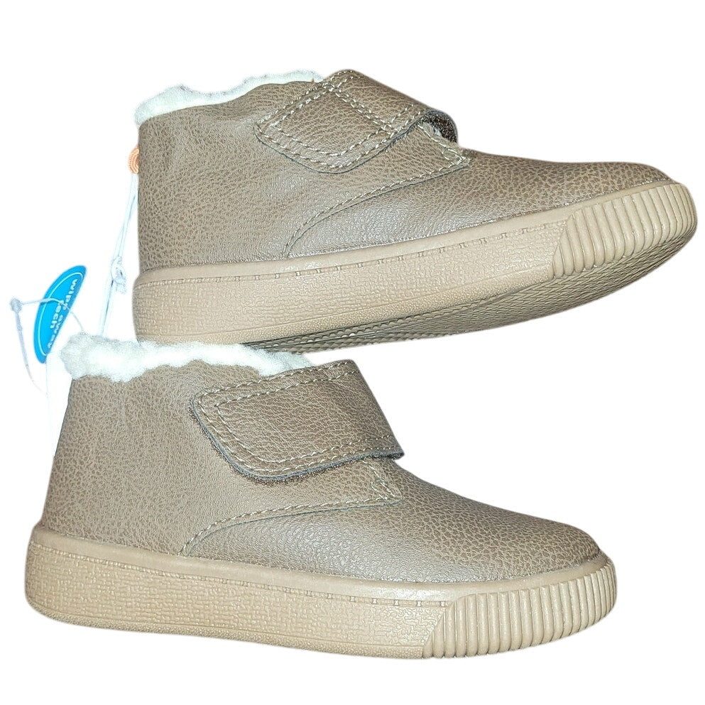 Carter’s Chatham Boot Size 9 Toddler Brown Faux-Suede Hook & Loop Strap CF21F12P
