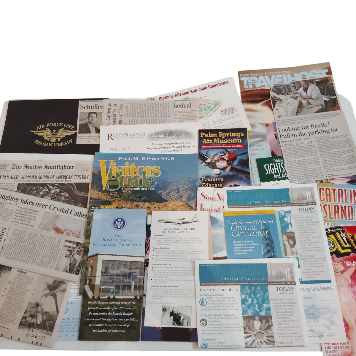 Palm Springs & Catalina Island Ephemera Collection - VTG CA Travel Memorabilia