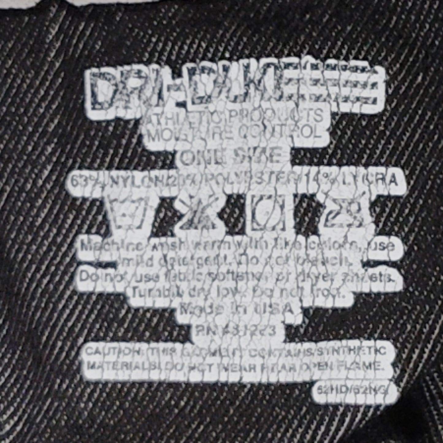 Dri-Dukeee Beige Gaiter – Approx. 12.5" x 10", Issued, Solid Build w/ Stains